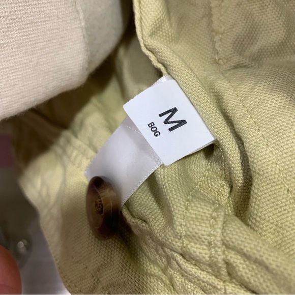 Everlane The Cinchable Chore Jacket Tan/Yellow Women’s Size Medium Pocket Canvas - Picture 8 of 15